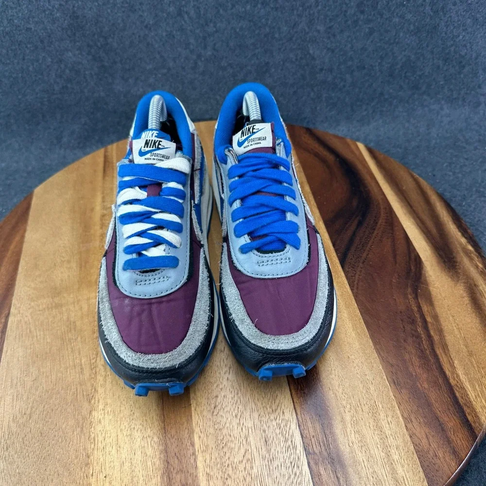 Nike sacai x Undercover x LDWaffle Night Maroon Team Royal Size 5 DJ4877 600